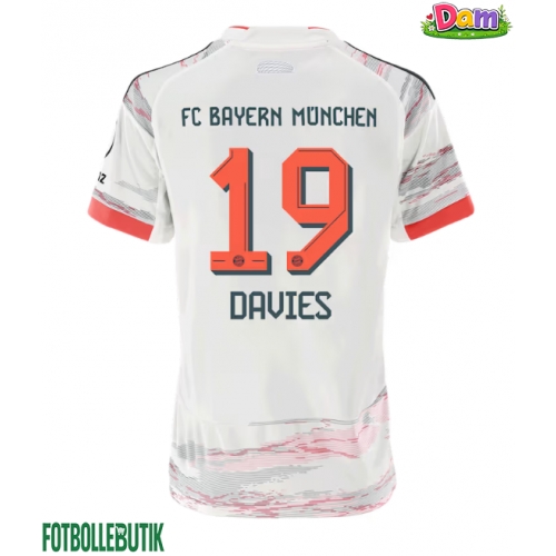 Bayern Munich Alphonso Davies #19 Bortatröja Kvinnor 2025-26 Kortärmad